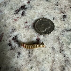 14k Gold service pin